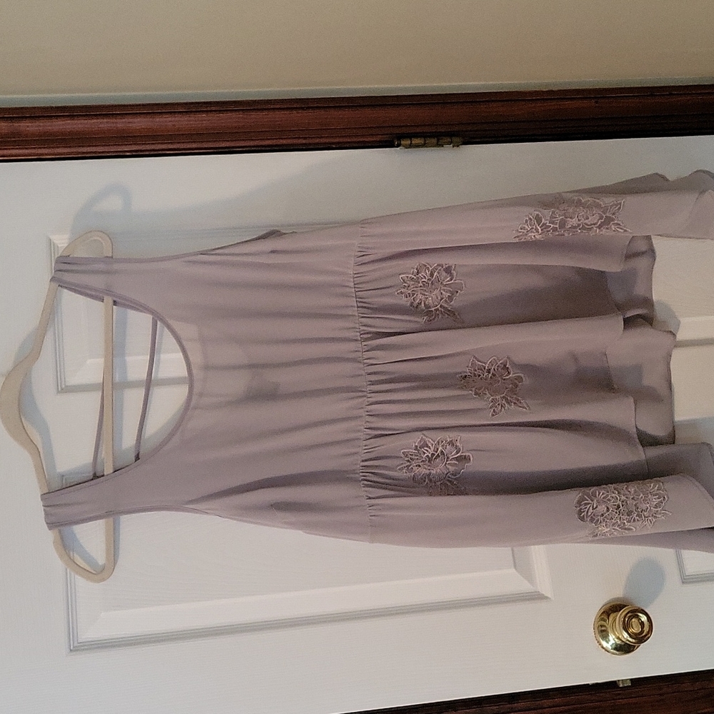 Torrid sheer hi-lo  blouse